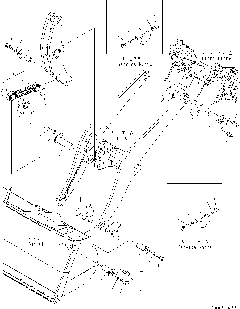 Палец 423-S95-2921 KOMATSU