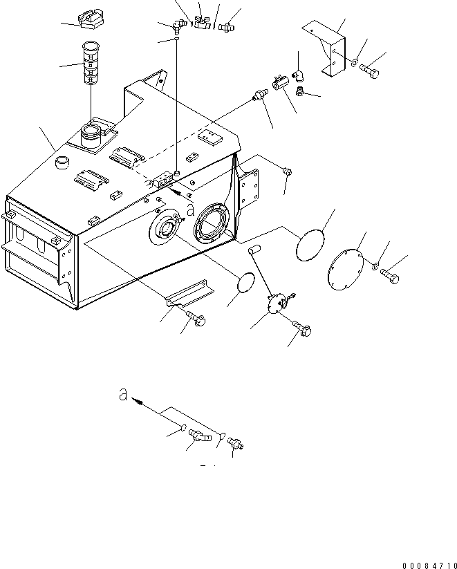 Tank Assembly, Fuel 56B-04-21601 KOMATSU