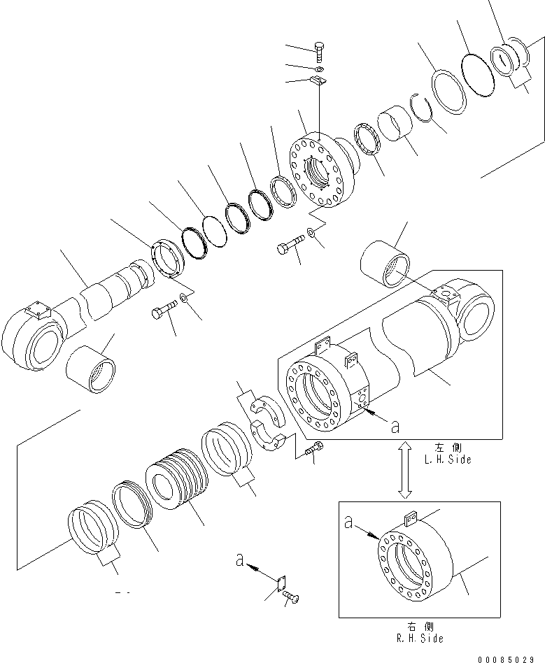 Уплотнительное кольцо (ремкомплект K19) 07000-B5290 KOMATSU