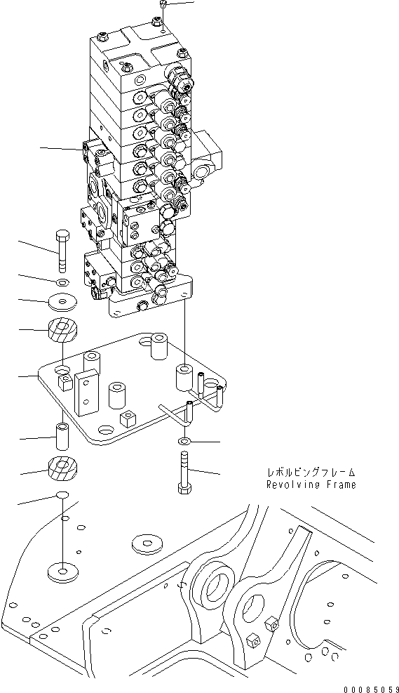 Управляющий клапан (723-5A-14800) KOMATSU