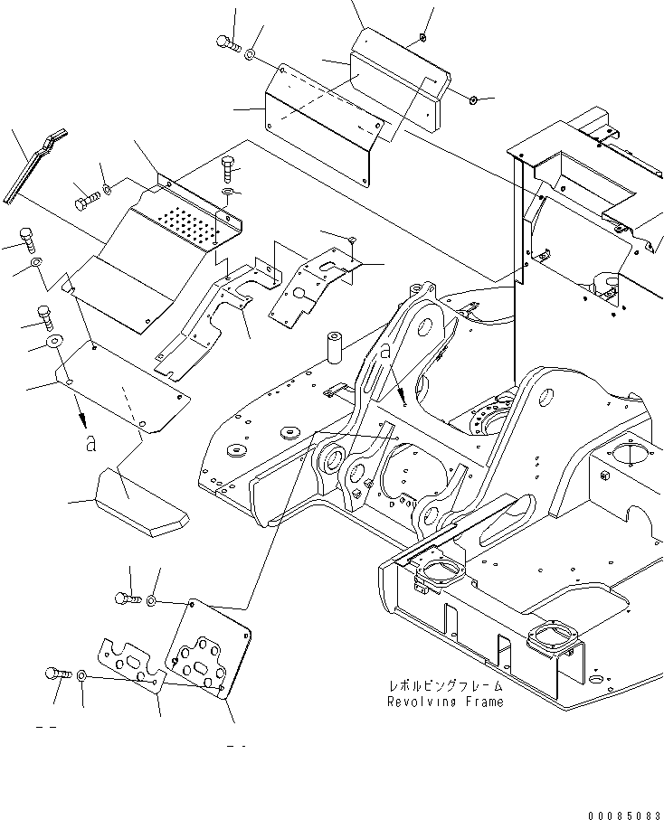 Крышка 22B-54-23670 KOMATSU