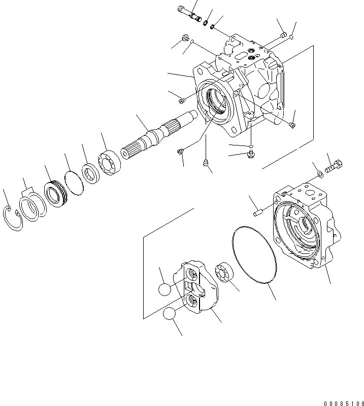 Насос в сборе 708-1W-01951 KOMATSU