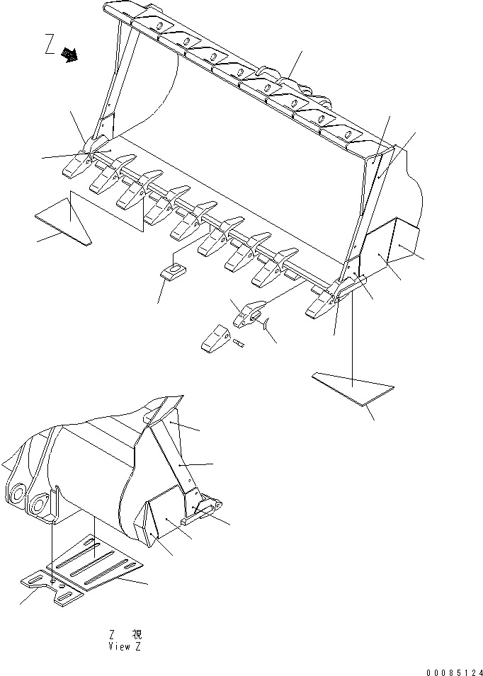 EDGE (WELDED) 427-807-2610 KOMATSU