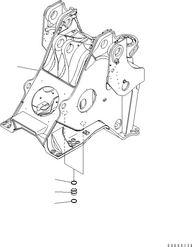 FRAME,REWORK 426-S95-4621 KOMATSU