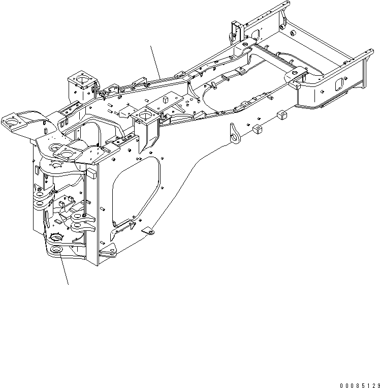 Задняя рама 426-971-3281 KOMATSU