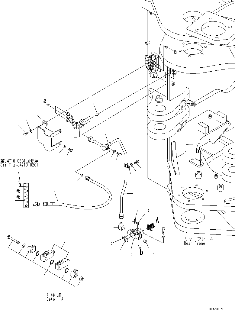 Шланг с торцевым уплотнением 02753-00308 KOMATSU