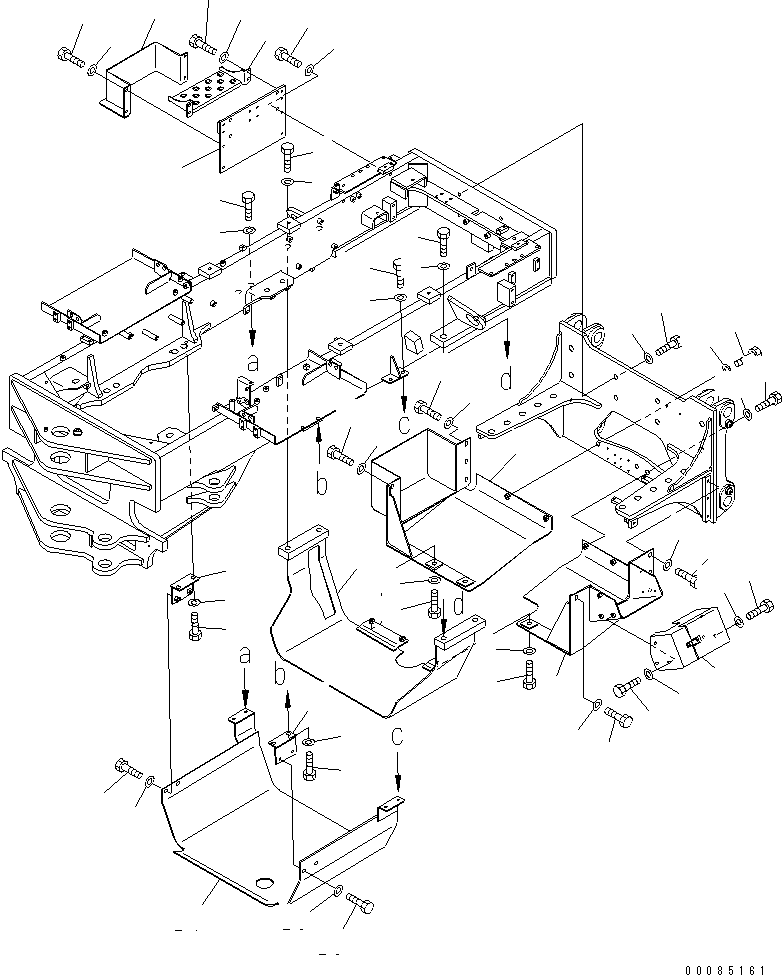 Крышка правая 23B-915-3230 KOMATSU