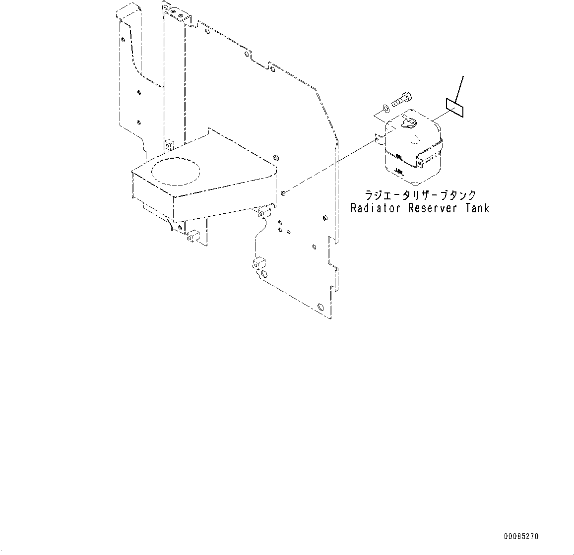 Plate, Notice, KOMATSU Genuine Engine Coolant 09642-17000 KOMATSU