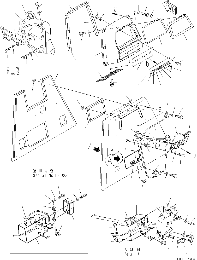 Жгут проводов 14X-06-35540 KOMATSU