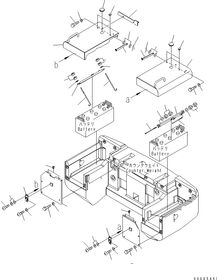 HOLDER R.H,R.H. 419-06-41150 KOMATSU