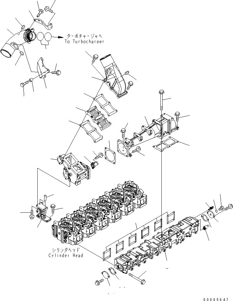 Nozzle, Venturi 6261-11-2150 KOMATSU