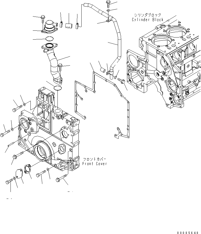 Tube, Breather 6261-21-8711 KOMATSU