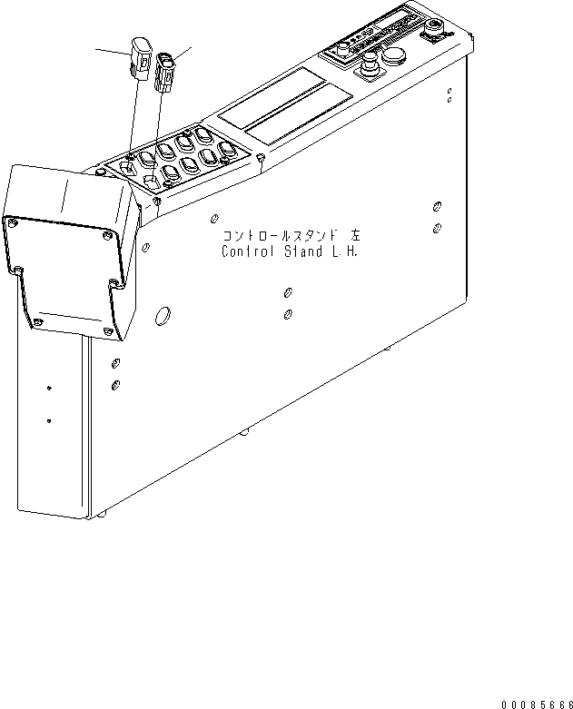 Переключатель в сборе 21T-06-34740 KOMATSU