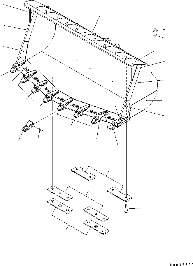 Bucket Assembly 425-819-3301 KOMATSU