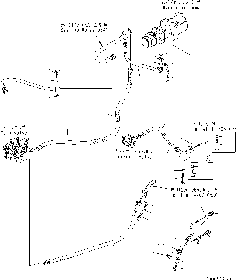 Шланг 417-62-41590 KOMATSU
