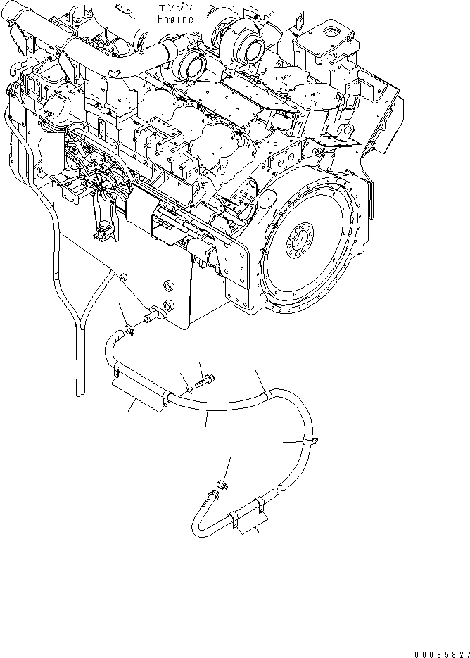 Шланг 21T-98-31320 KOMATSU