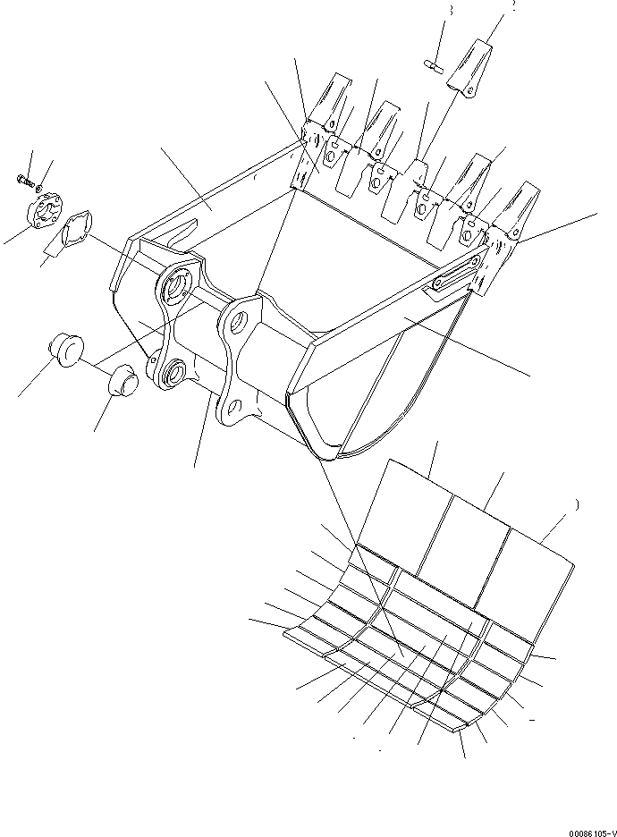 Ковш 207-934-7511 KOMATSU