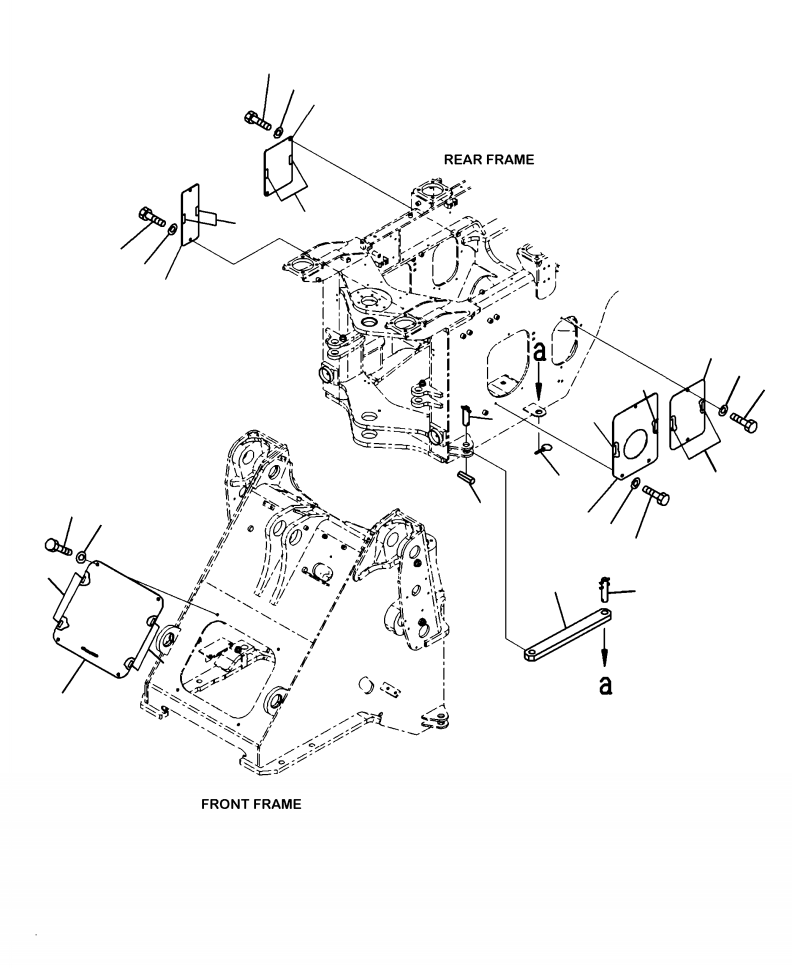 Крышка правая 419-46-34431 KOMATSU