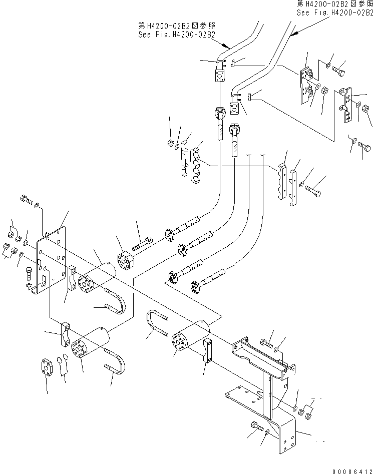 Фланец 427-N35-2160 KOMATSU