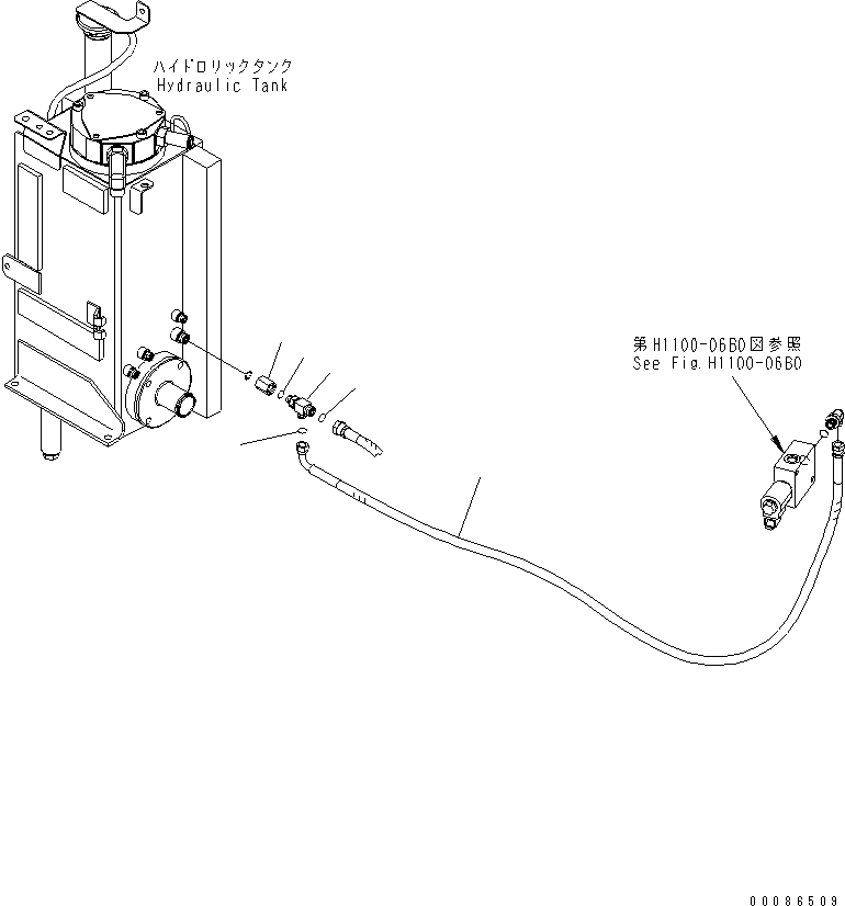Шланг 02766-00215 KOMATSU