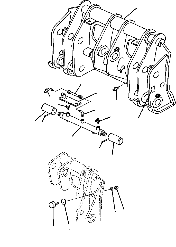 Гайка - 5/8" - 11NC 25528R1 KOMATSU