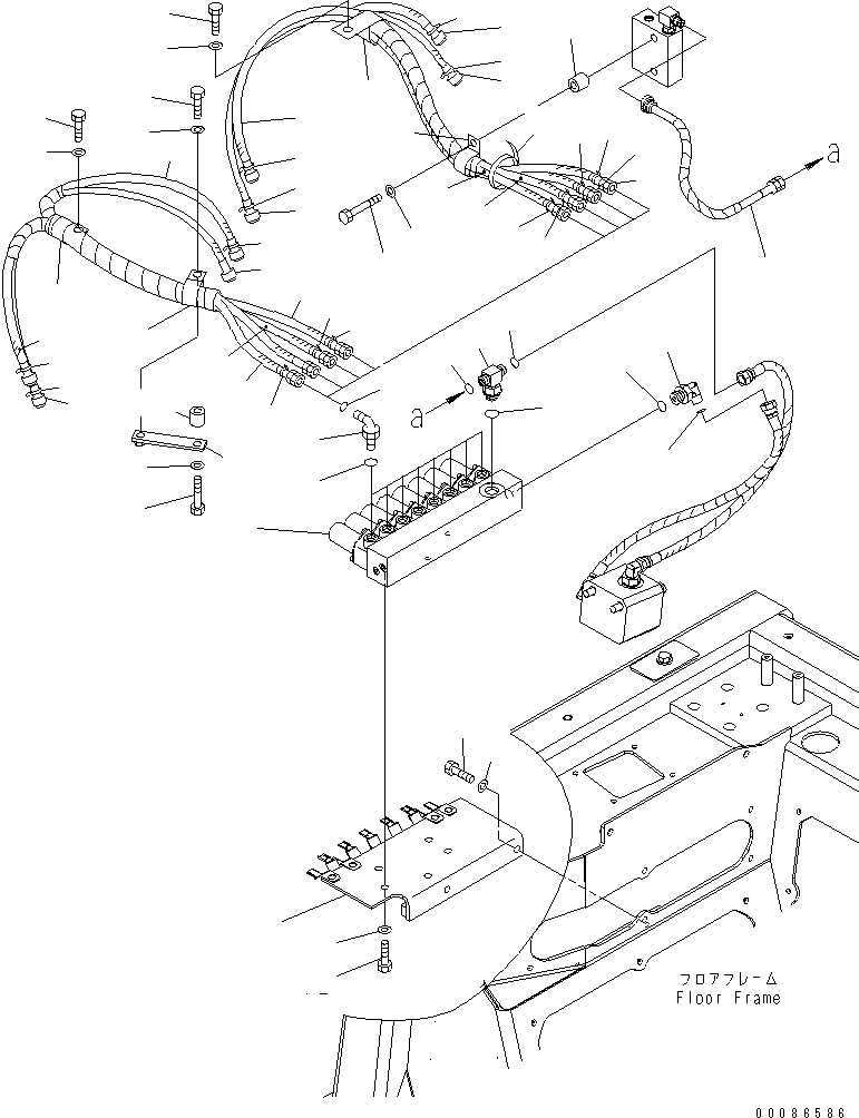 Шланг 154-969-2891 KOMATSU