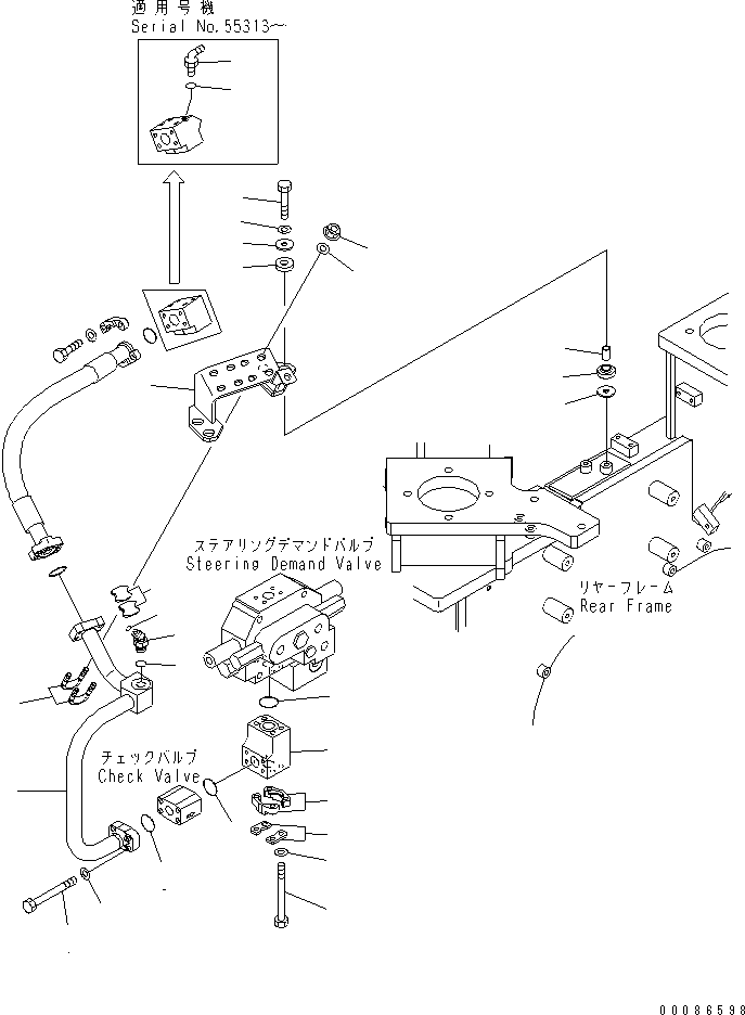 Трубка 425-62-31961 KOMATSU