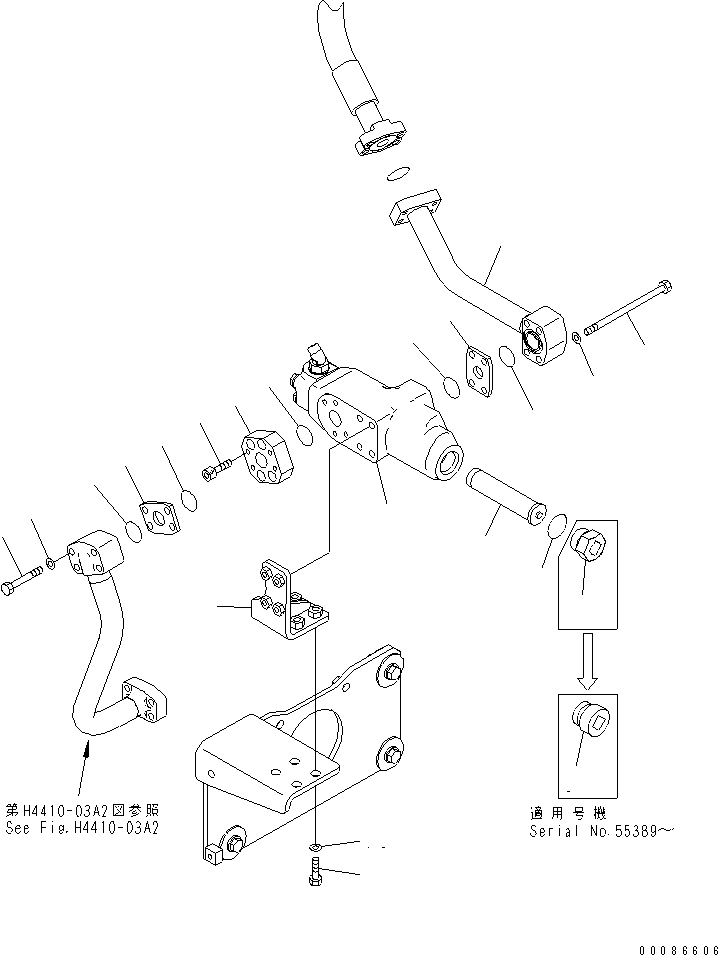 Переходник 425-62-11490 KOMATSU