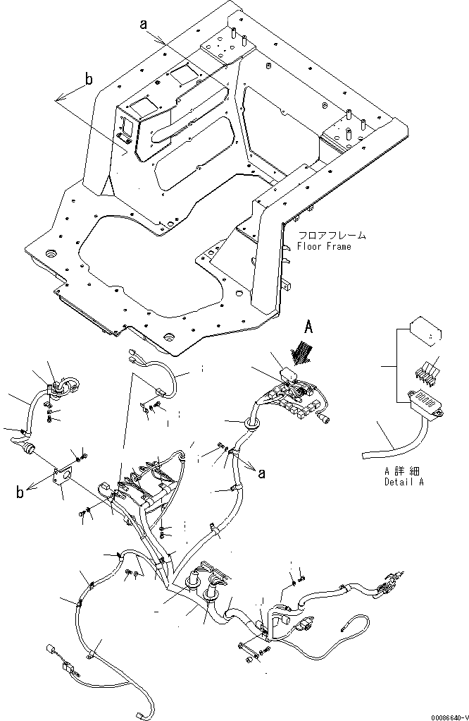 Жгут проводов 154-969-4113 KOMATSU