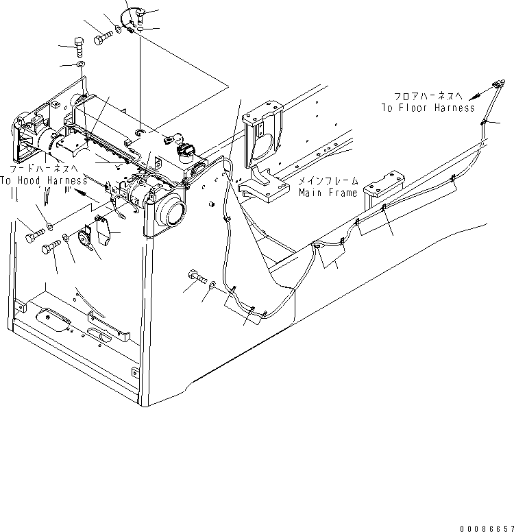 Жгут проводов \0\154-06-71132 KOMATSU