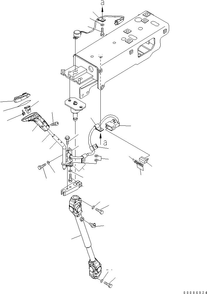 KNOB ASS'Y (\2\426-06-32334) KOMATSU