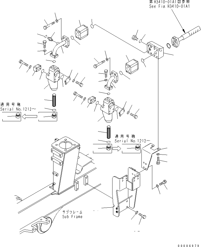 VALVE ASS'Y,CHECK (702-13-43300) KOMATSU