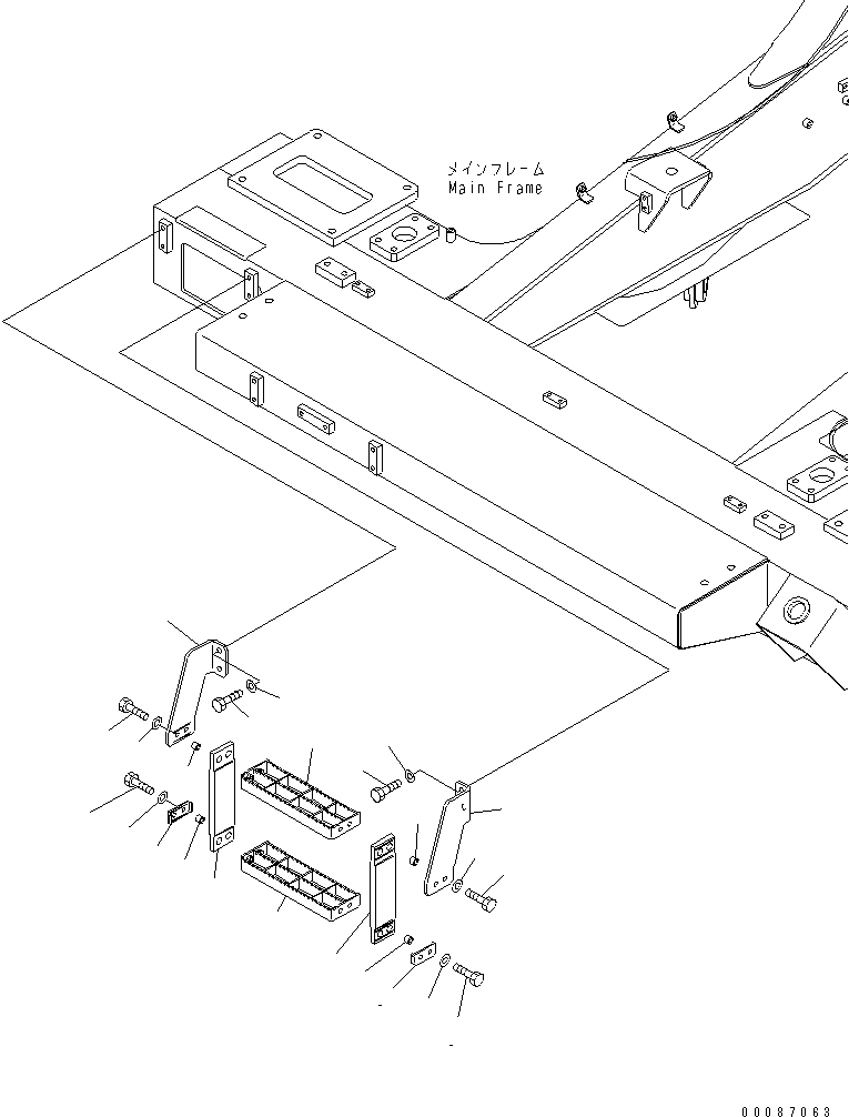 Step, Welded 569-54-8A520 KOMATSU