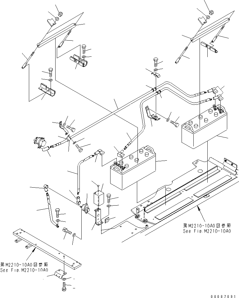 Кабель 14X-06-32280 KOMATSU