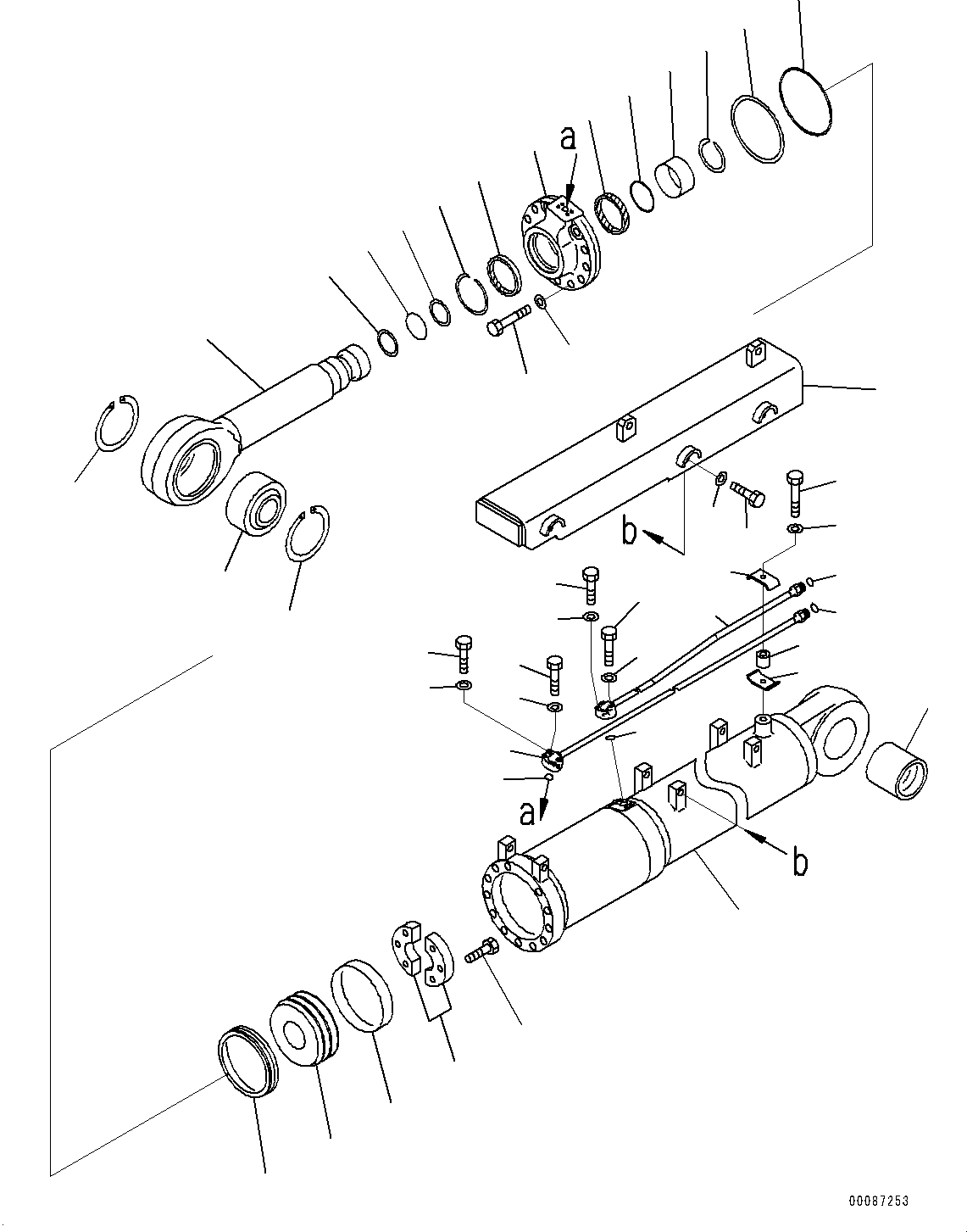 Опорное кольцо (комплект) 07001-05075 KOMATSU