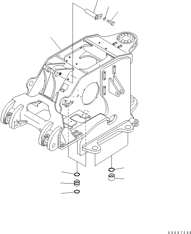 SEAT ASS'Y,FRONT 41E-46-31101 KOMATSU
