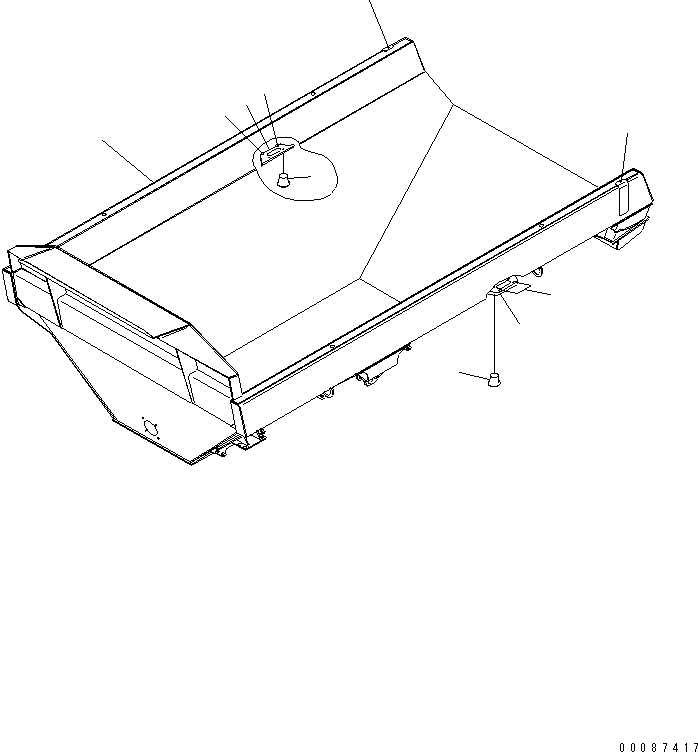 Plug, Plastic 07048-02015 KOMATSU