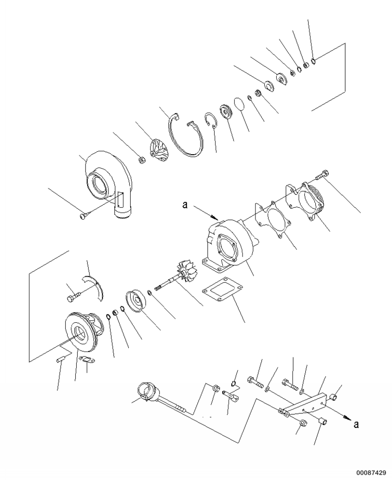 TURBOCHARGER KIT 6743-84-8020 KOMATSU