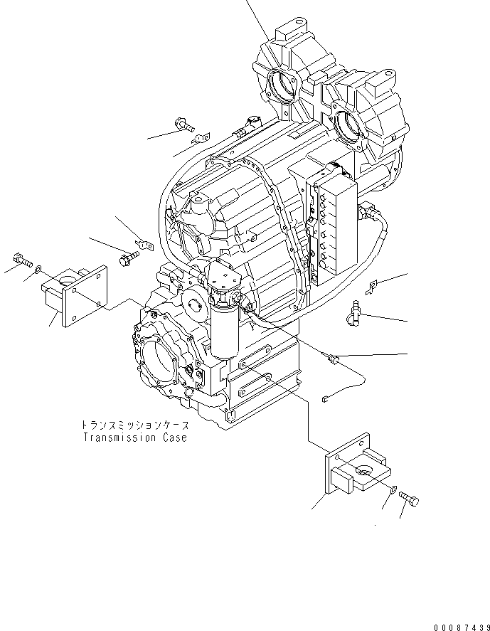TRANSMISSION ASS'Y,(WITH LOCK-UP) 714-07-Y0010 KOMATSU