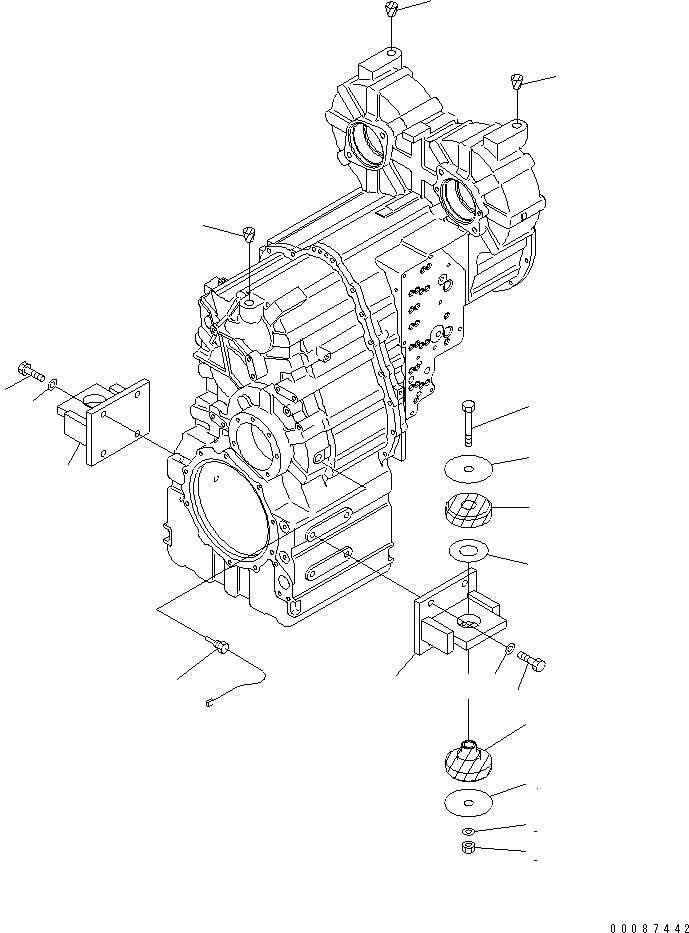 Проставка 421-07-A1750 KOMATSU