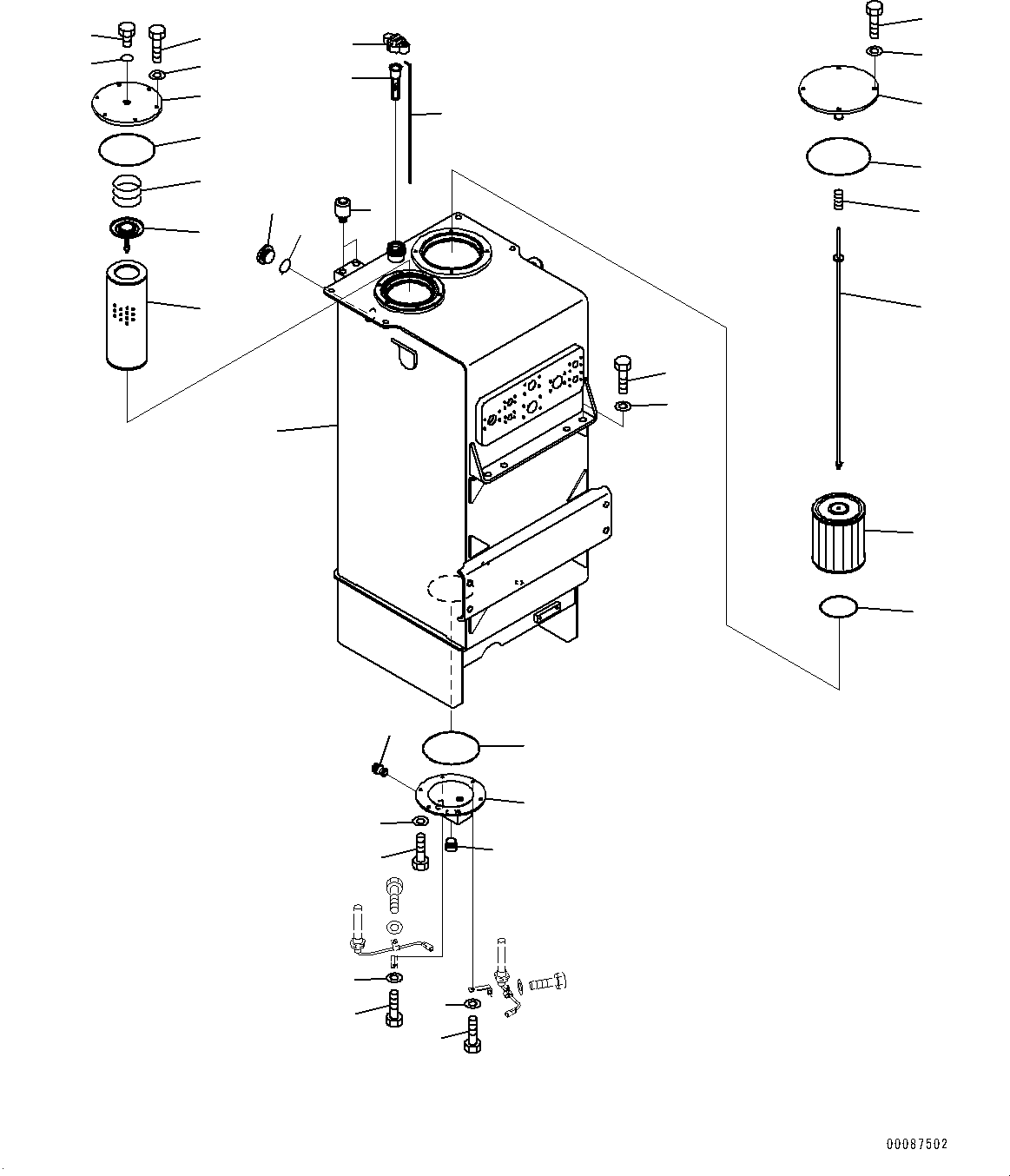 Tank Assembly, Hydraulic Oil 426-60-35115 KOMATSU