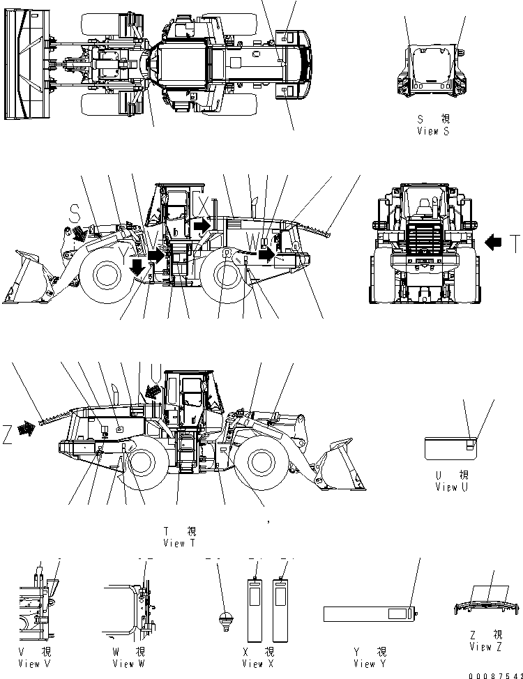 Табличка смазки 421-93-33140 KOMATSU