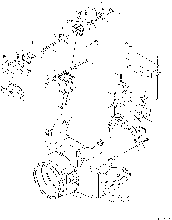 BRAKE ASS'Y 56D-34-11103 KOMATSU