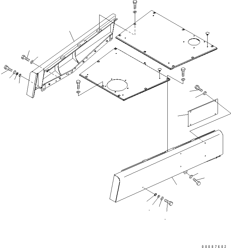 Hood, Side,L.H. 426-54-41334 KOMATSU