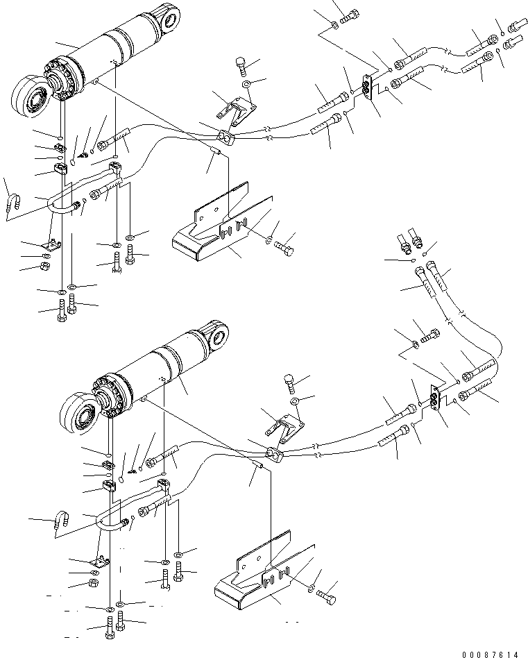 Шланг с торцевым уплотнением 02756-20624 KOMATSU
