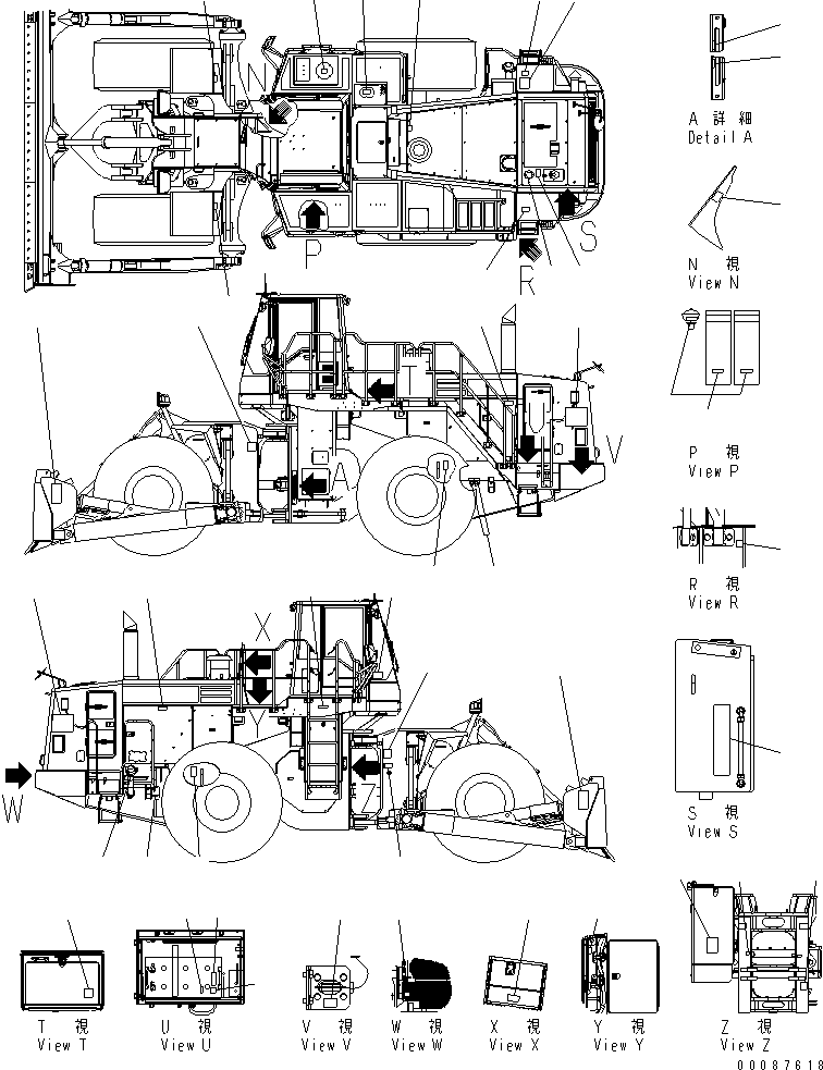Табличка фирменная (ограниченная поставка) 09602-10002 KOMATSU