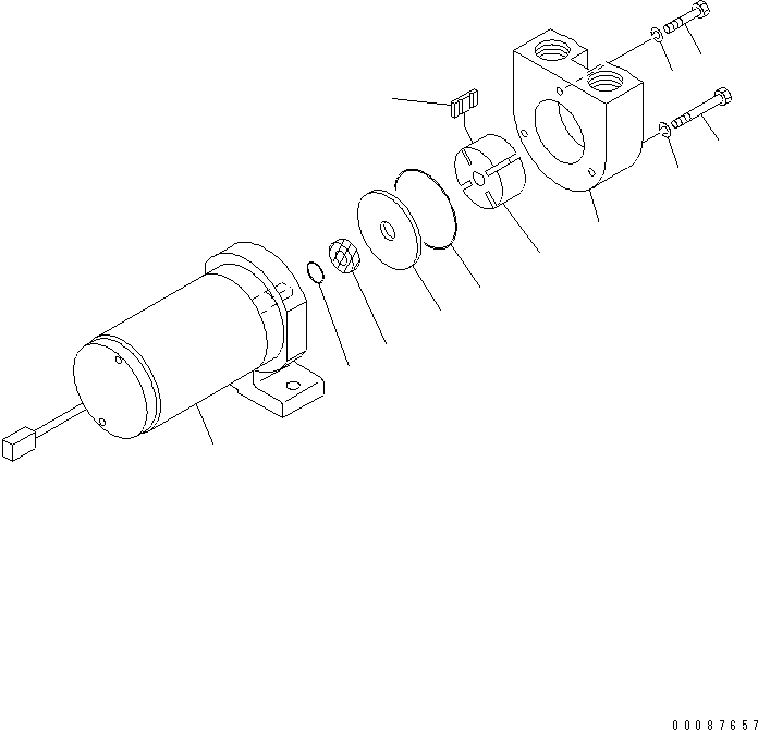 Насос в сборе 22B-04-K1180 KOMATSU