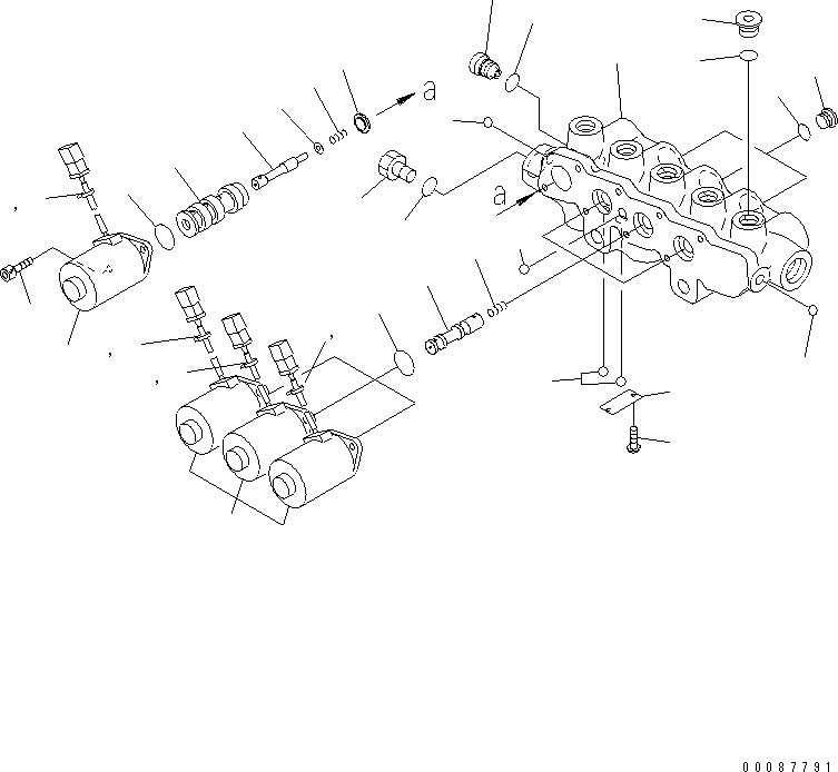 Клапан в сборе 21T-60-31480 KOMATSU