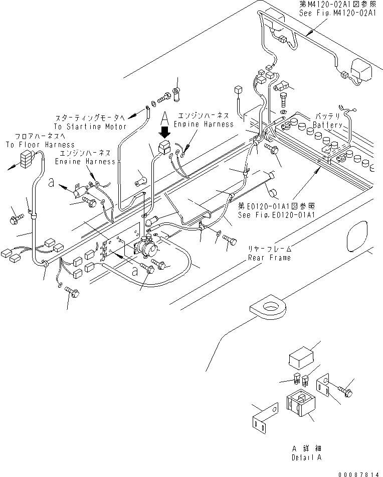 Жгут проводов 417-06-22361 KOMATSU