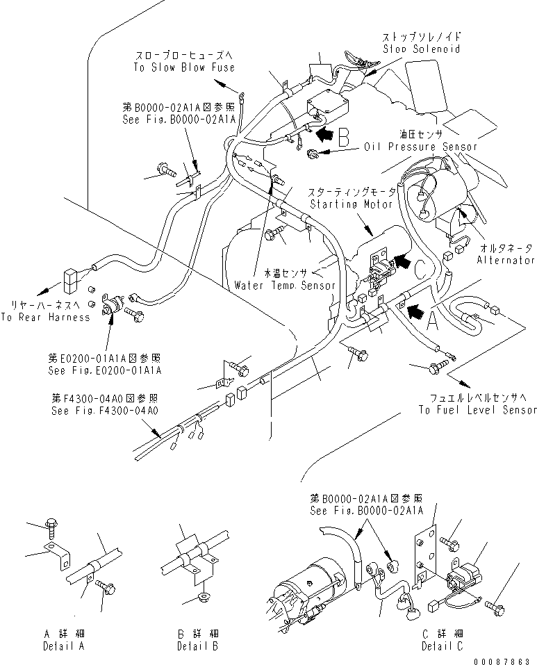 Жгут проводов 417-06-22551 KOMATSU